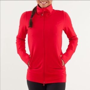 Lululemon red stride jacket size 8